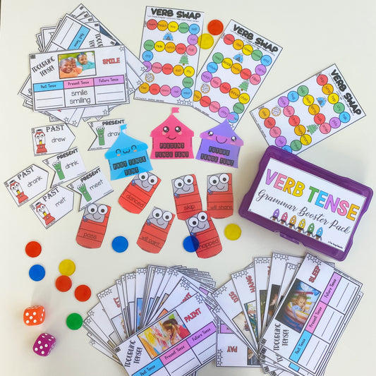 7. VERB TENSE LOWER GRADES GRAMMAR BOOSTER PACK