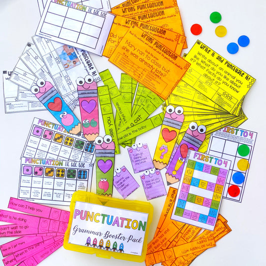 4. PUNCTUATION LOWER GRADES GRAMMAR BOOSTER PACK