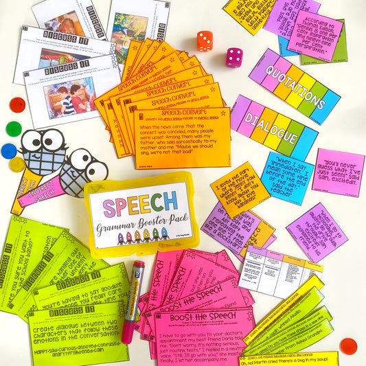 12. SPEECH UPPER GRADES GRAMMAR BOOSTER PACK