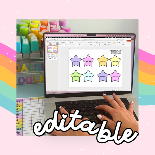 PASTEL STAR STUDENTS - Jobs Chart | Classroom Helper | Class Jobs