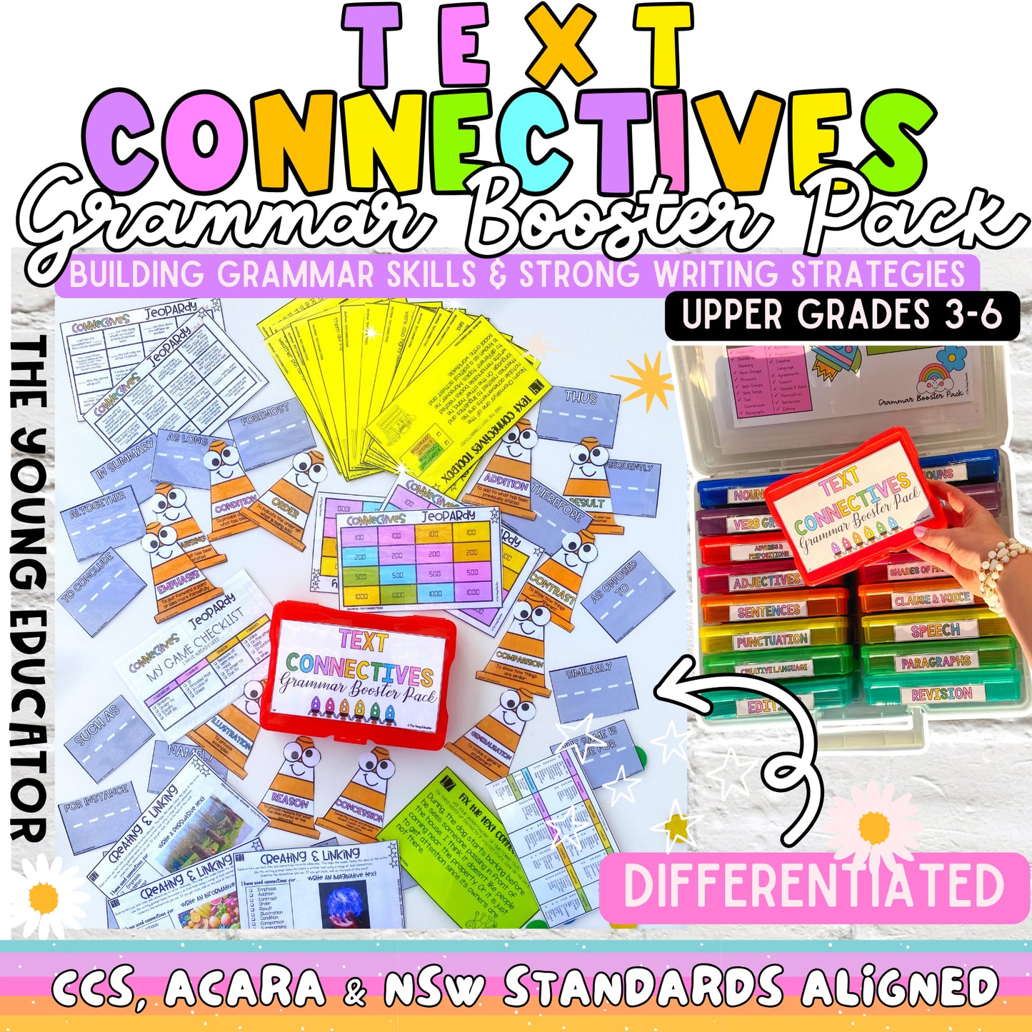 11. TEXT CONNECTIVES UPPER GRADES GRAMMAR BOOSTER PACK