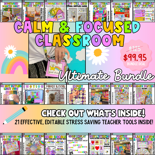 The Clear & Calm Classroom Teacher Bundle