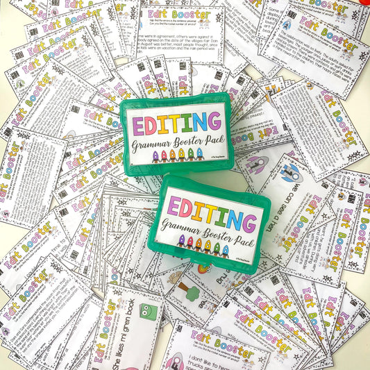 9. EDITING UPPER GRADES GRAMMAR BOOSTER PACK
