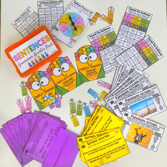 6. SENTENCES UPPER GRADES GRAMMAR BOOSTER PACK