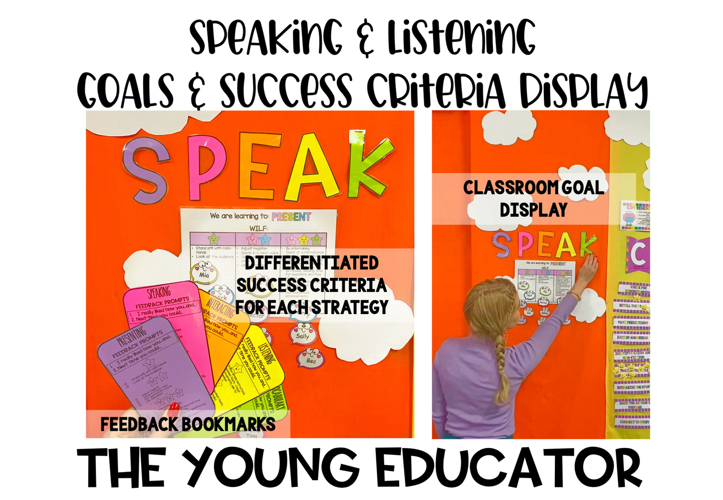 SPEAKING AND LISTENING GOALS/FEEDBACK PACK