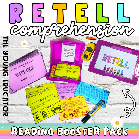 Retell Reading Strategy - READING BOOSTER PACK 1/12
