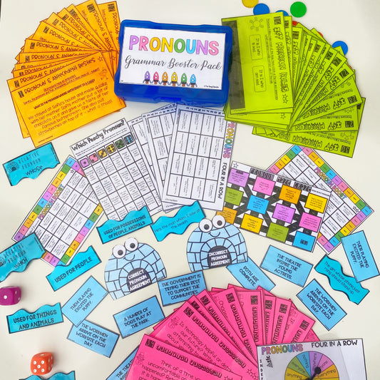 13. PRONOUNS UPPER GRADES GRAMMAR BOOSTER PACK
