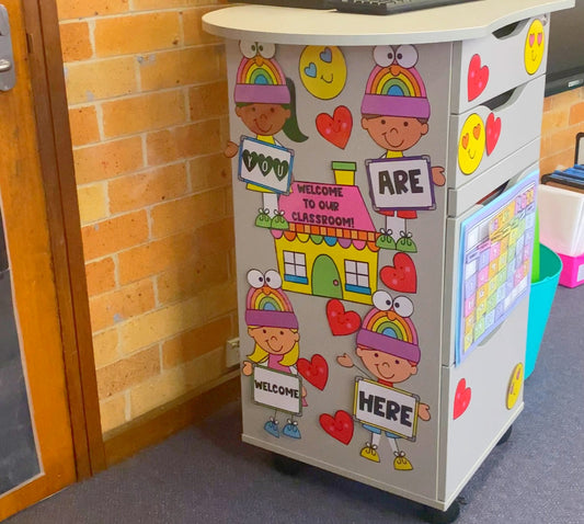 WELCOME TO OUR CLASSROOM - YOU ARE WELCOME HERE! Inclusive classroom decorations