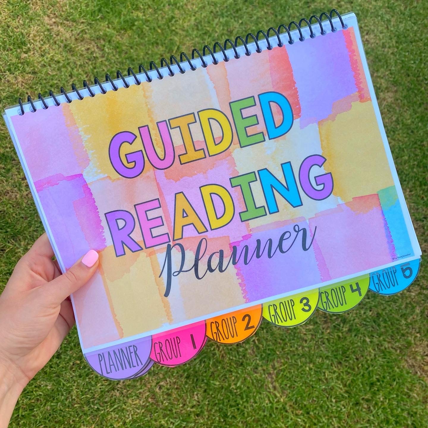 Rainbow Guided Reading Conference Planner