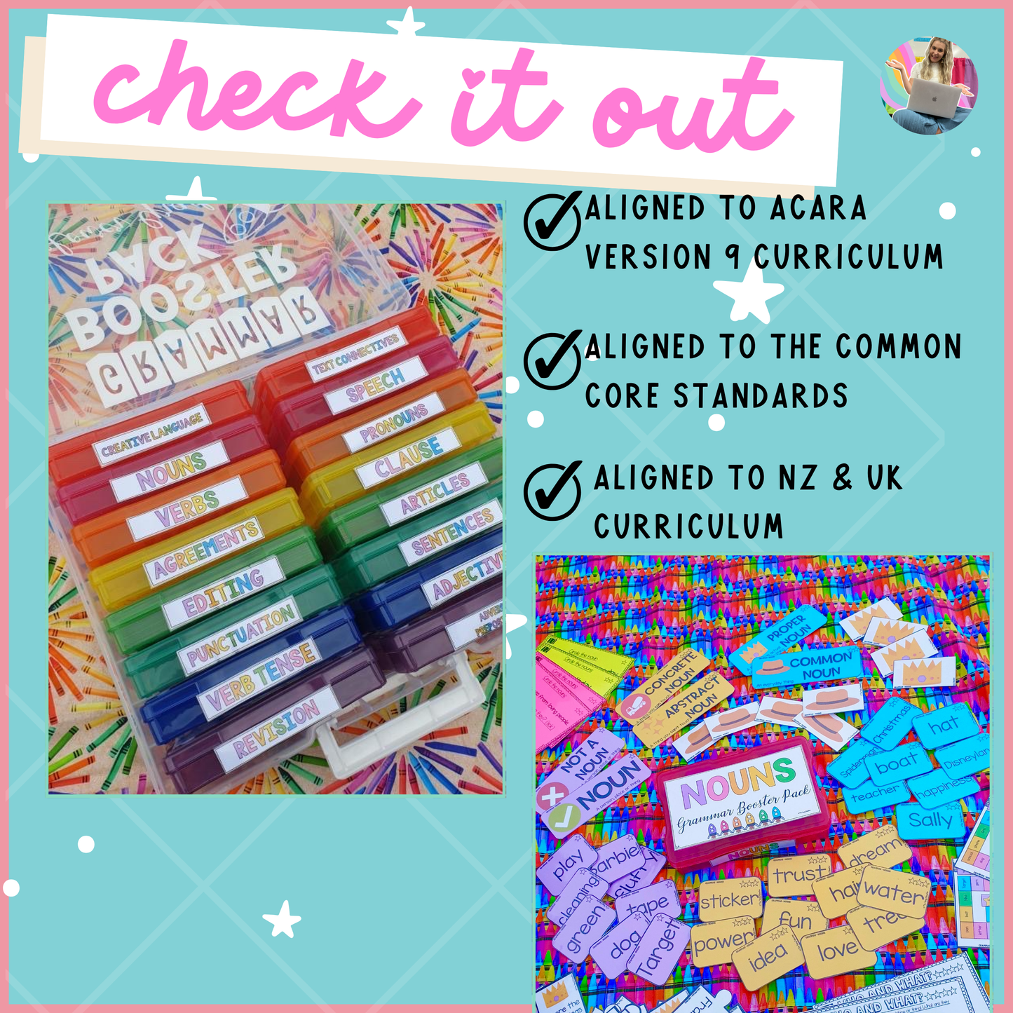 1. NOUNS LOWER GRADES GRAMMAR BOOSTER PACK *DIFFERENTIATED K-2*