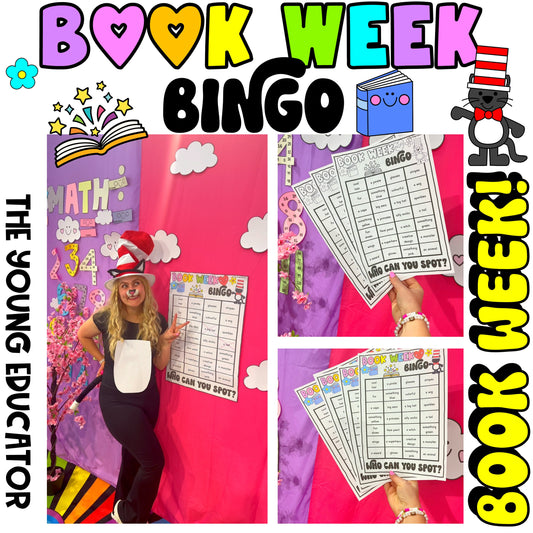 Interactive Book Week activities for schools with engaging classroom displays and reading games.