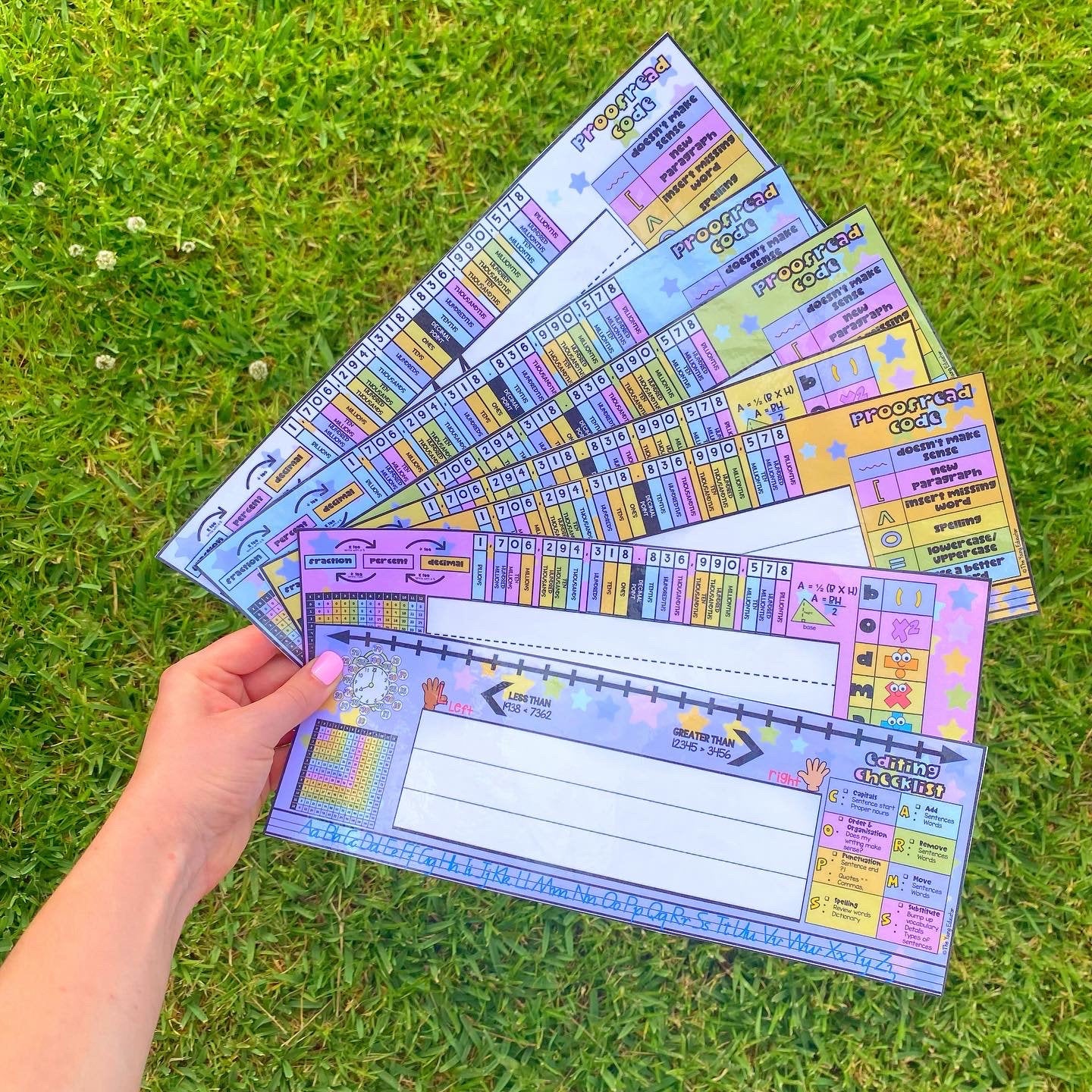 Editable student deskplate name tags with all state fonts and customizable designs.