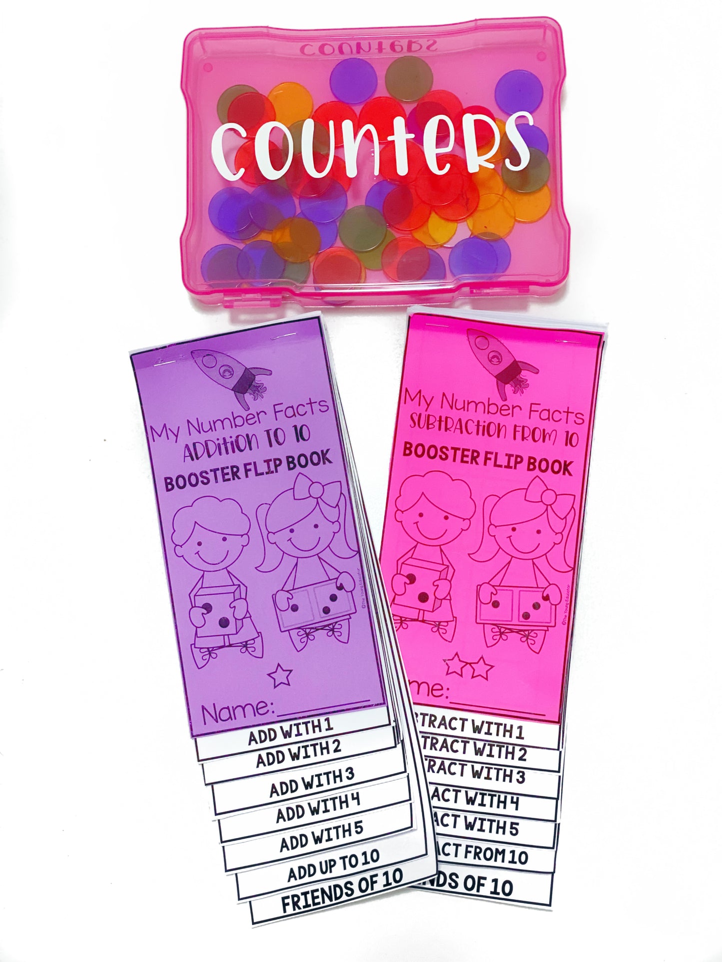 Addition and Subtraction to 10 Booster Flip Books BUNDLE