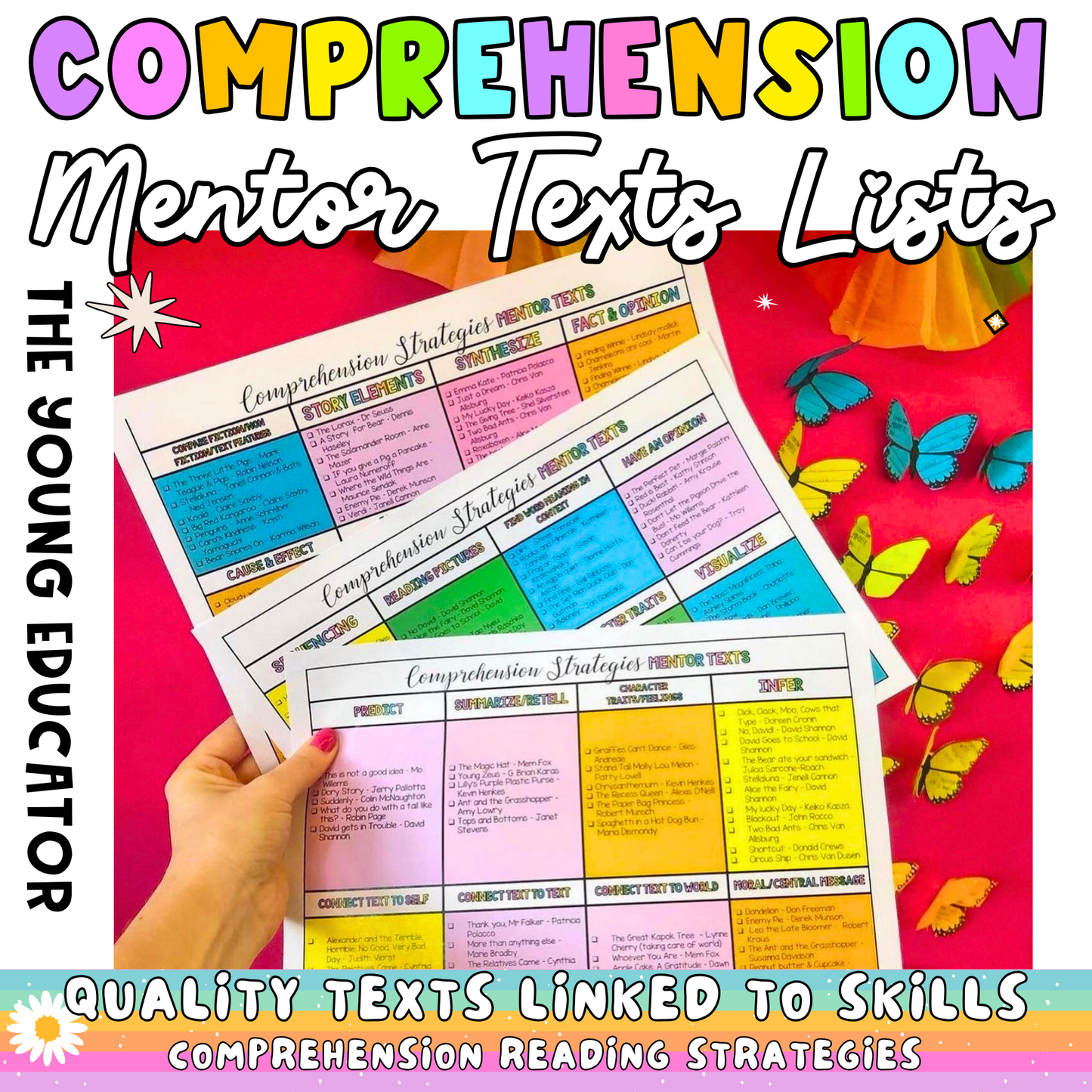 MENTOR TEXTS BUNDLE - GROWING | Editable Template | Model Texts Tracker