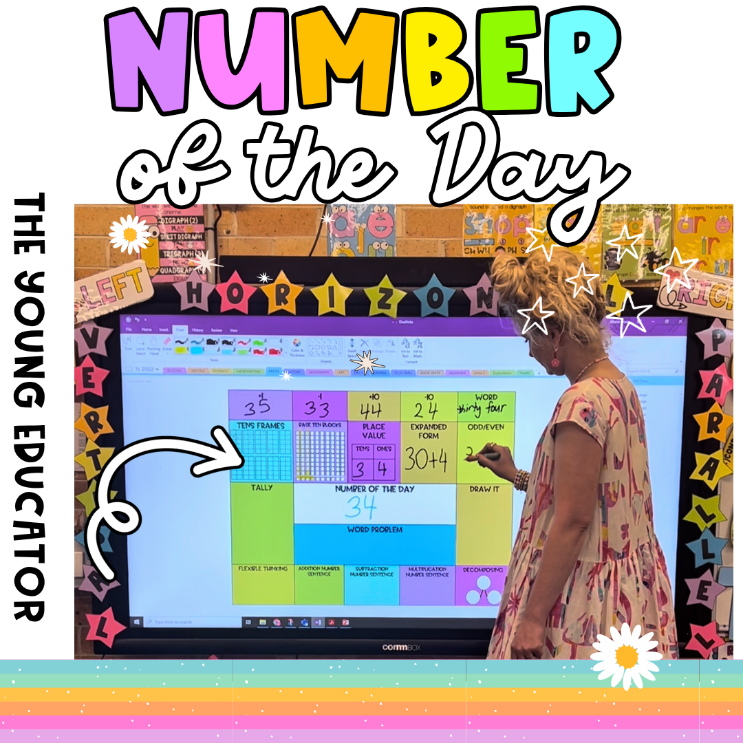 Number of the Day Screen Template & Posters
