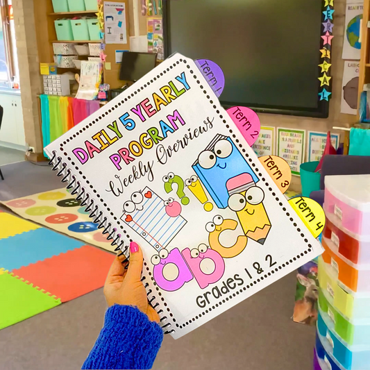 Daily 5 Literacy Program Overview - Year Bundle - Grade 1 & 2