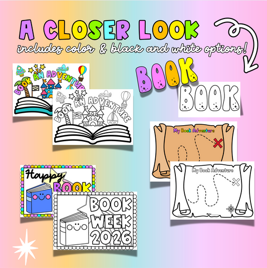 BOOK READING DISPLAY / BOOK WEEK / BOOK AN ADVENTURE! / Book Parade