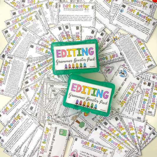9. EDITING LOWER GRADES GRAMMAR BOOSTER PACK
