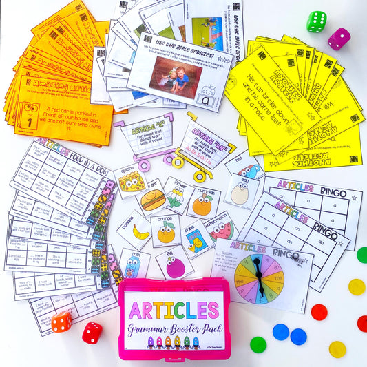 5. ARTICLES LOWER GRADES GRAMMAR BOOSTER PACK