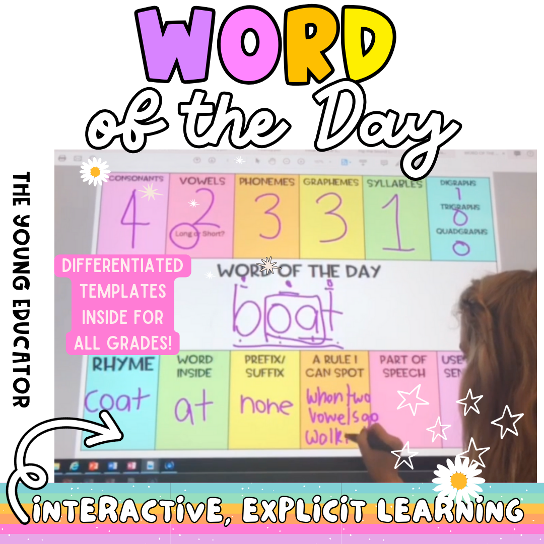 Engaging Daily Phonics Word Practice worksheet for students to improve phonemic awareness and literacy skills.