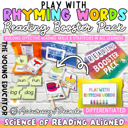 Fun and effective strategies for teaching rhyming words to help kids improve reading fluency.