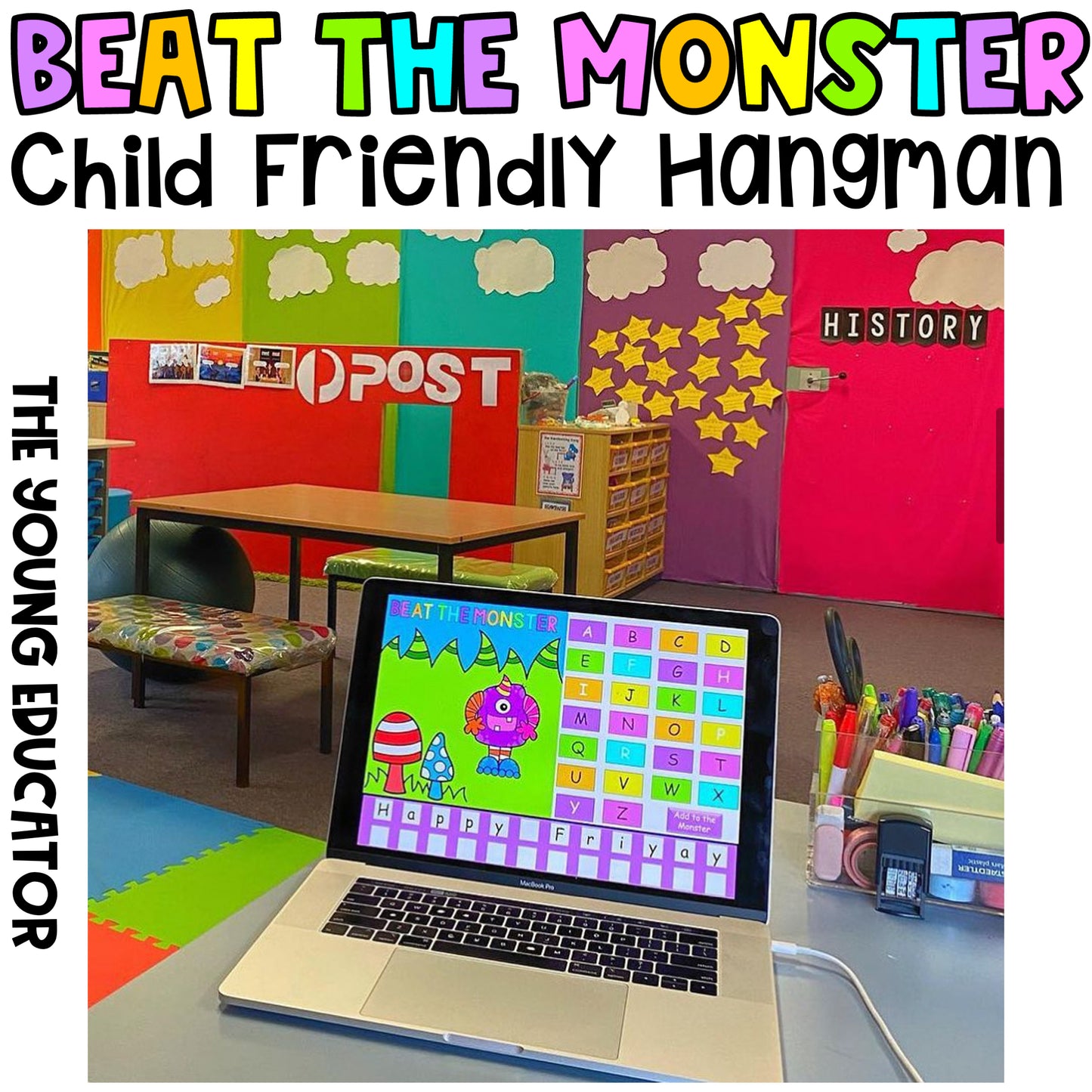 Game for Students – Beat the Monster is a fun and interactive word game for kids.