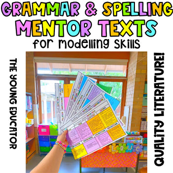 Engaging Grammar Mentor Texts for teaching grammar skills in the classroom