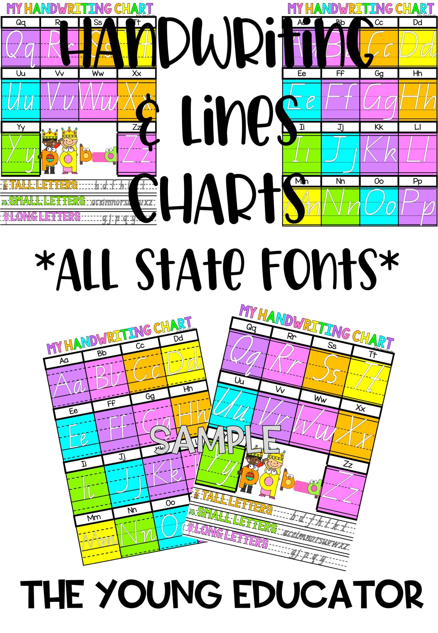 Handwriting Practice with Lines for Kids to improve letter formation skills