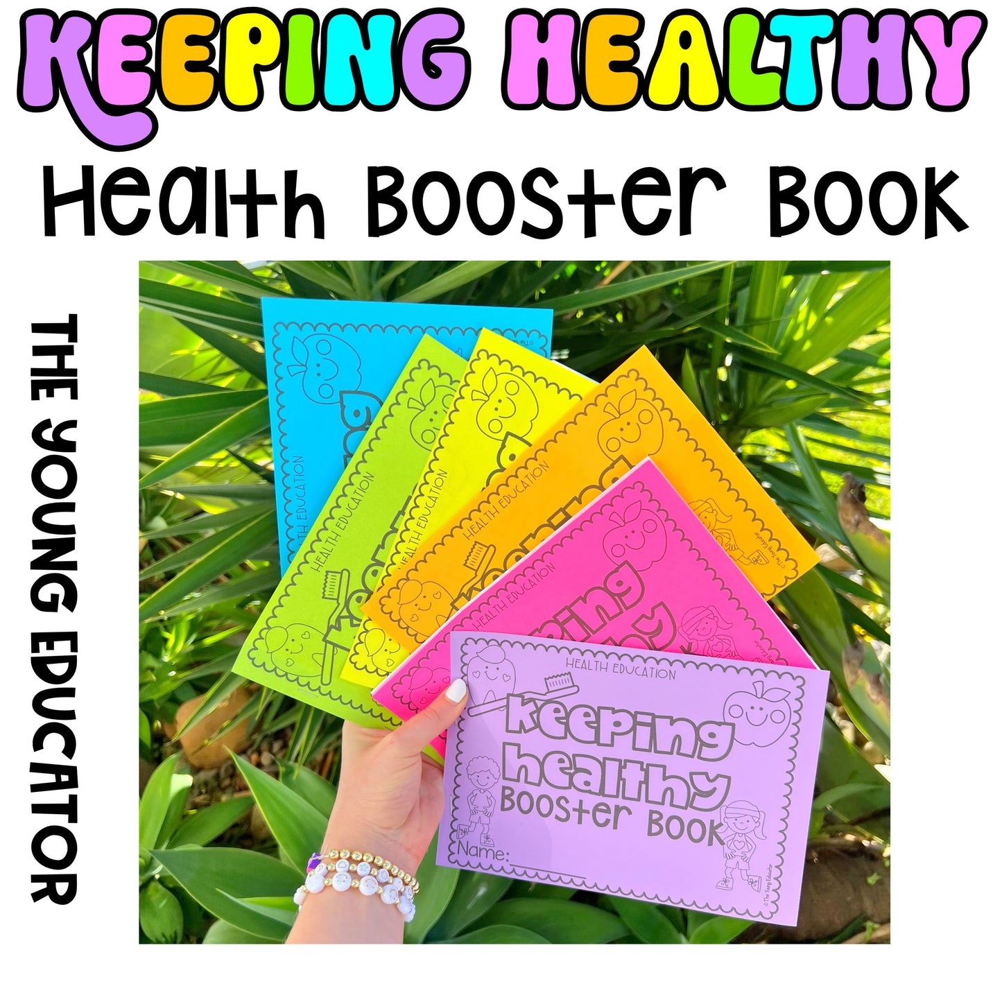 Health Education Book for kids, covering hygiene, exercise, n