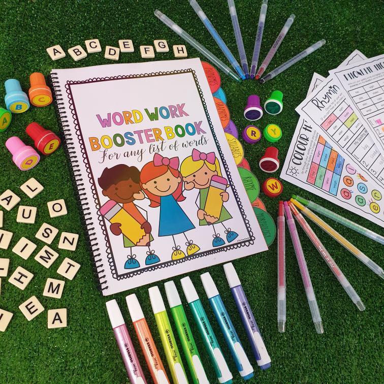 Word Work Booster Book - Spelling Activities for ANY List