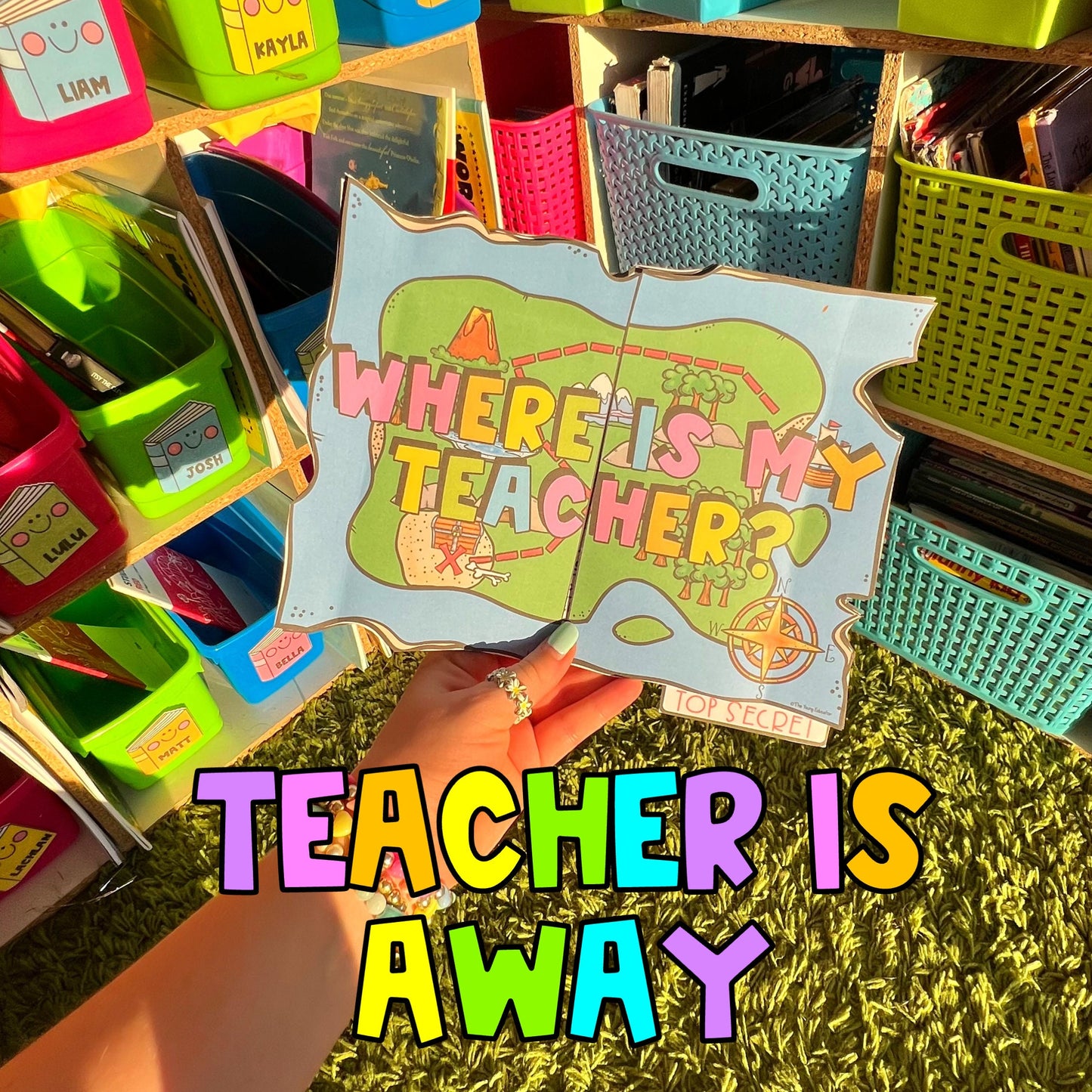 WHERE is my Teacher? Relief/Substitute Teacher - Activity for when you are away!