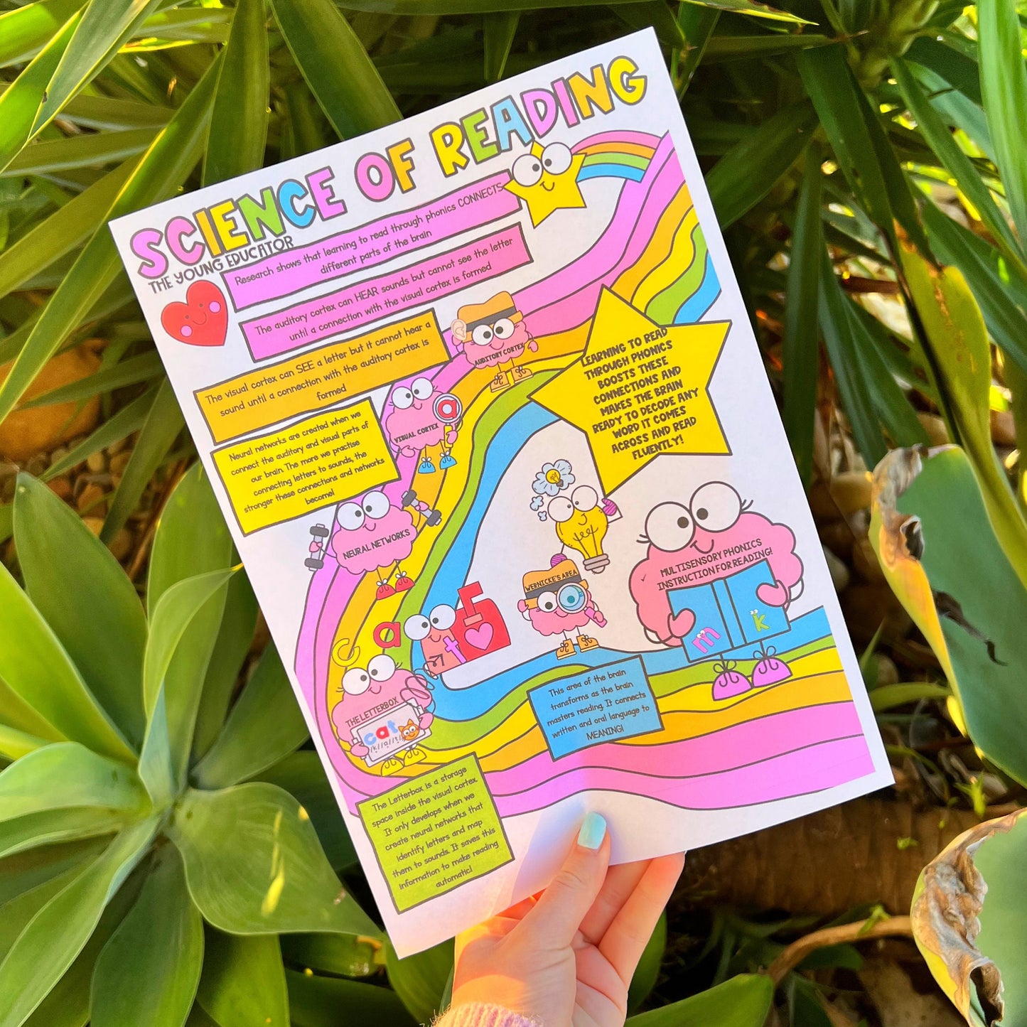 Science of Reading Teacher Handout Poster