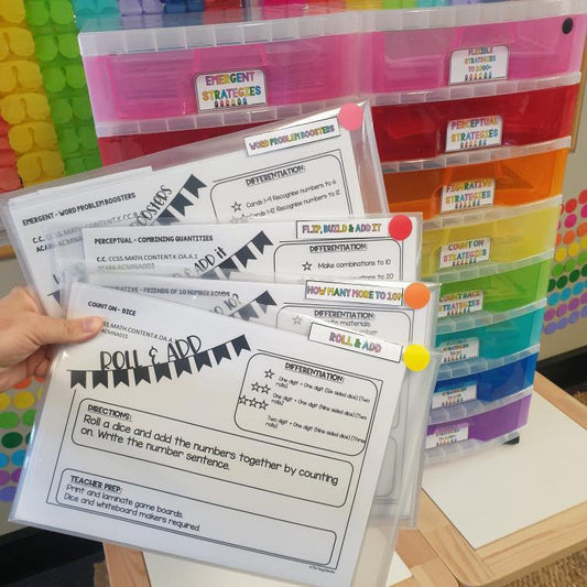 MATHS BOOSTER PACK - K-6 Differentiated Addition and Subtraction, Number Sense, Whole Number Strategies