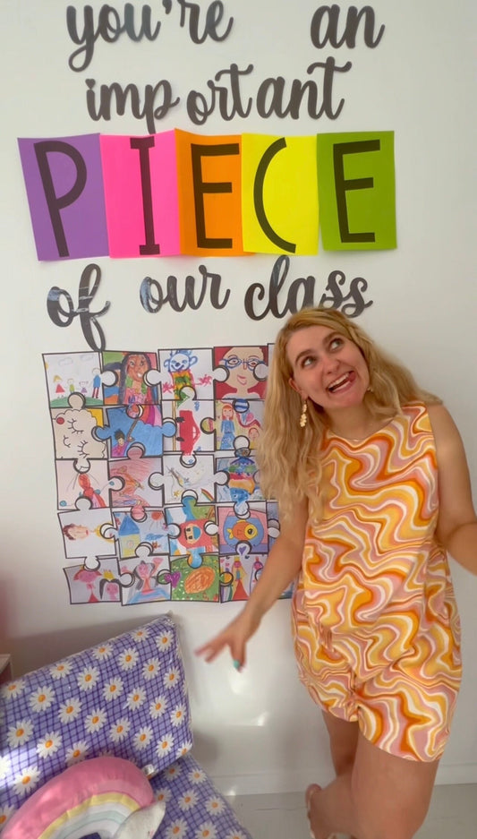 You're An Important Piece Of Our Class Puzzle Door/Bulletin Board Display