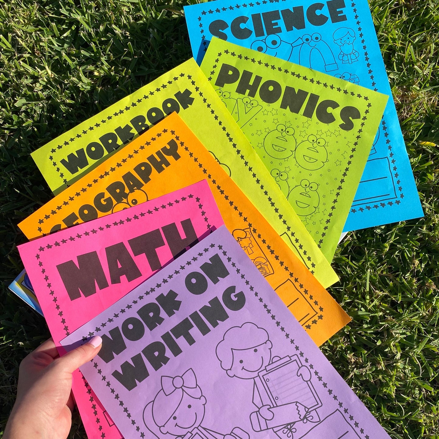 Editable Subject Book Covers - Back to School - Classroom