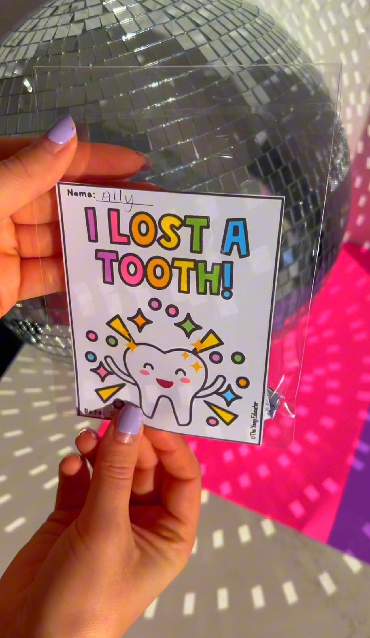 I Lost a Tooth Slip