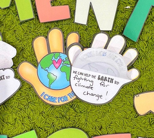 Earth Day / World Environment Day / Craft / Craftivity Display Printable / Bulletin Board