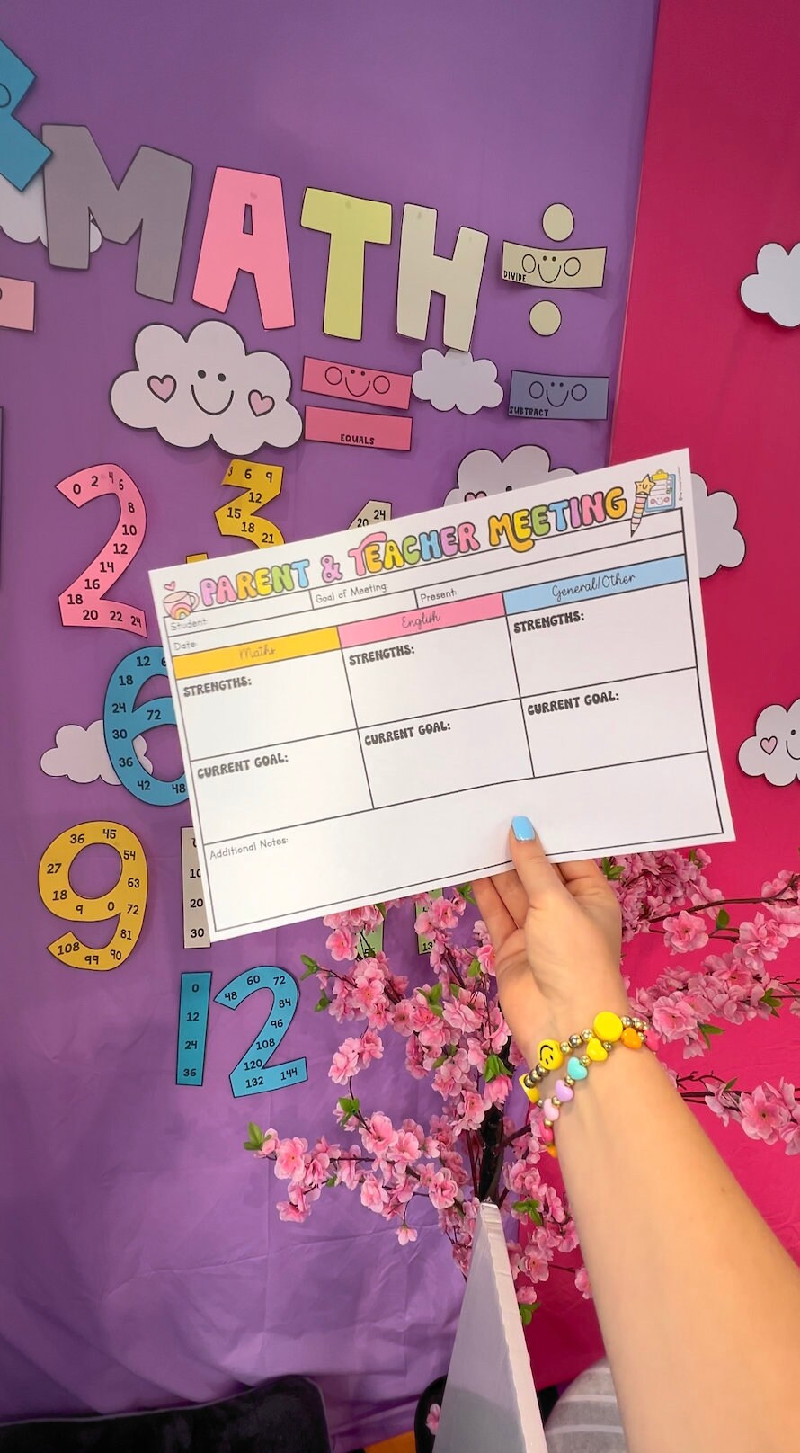 Parent Teacher Interview Conferences Notes Template *Digital Version Included!*
