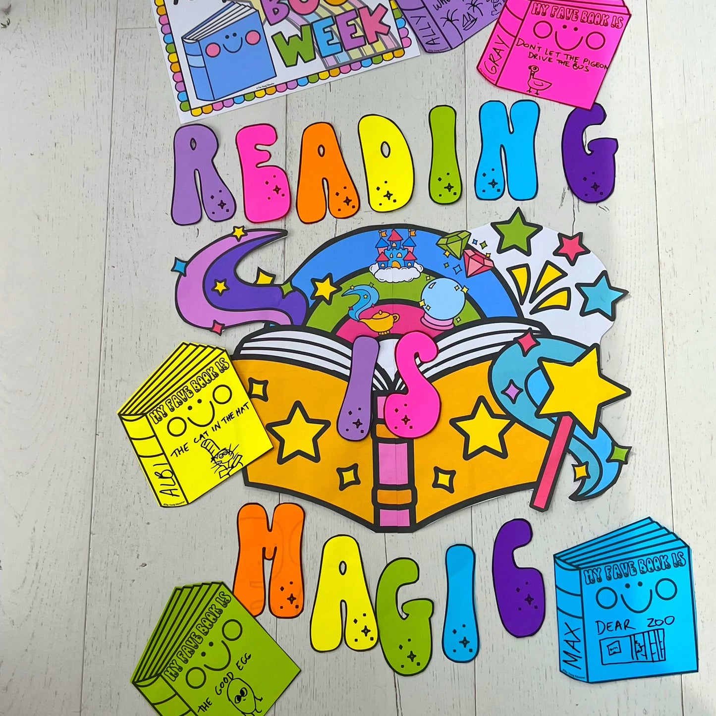 READING IS MAGIC!/ Book Reading Display / Book Week / Book Parade