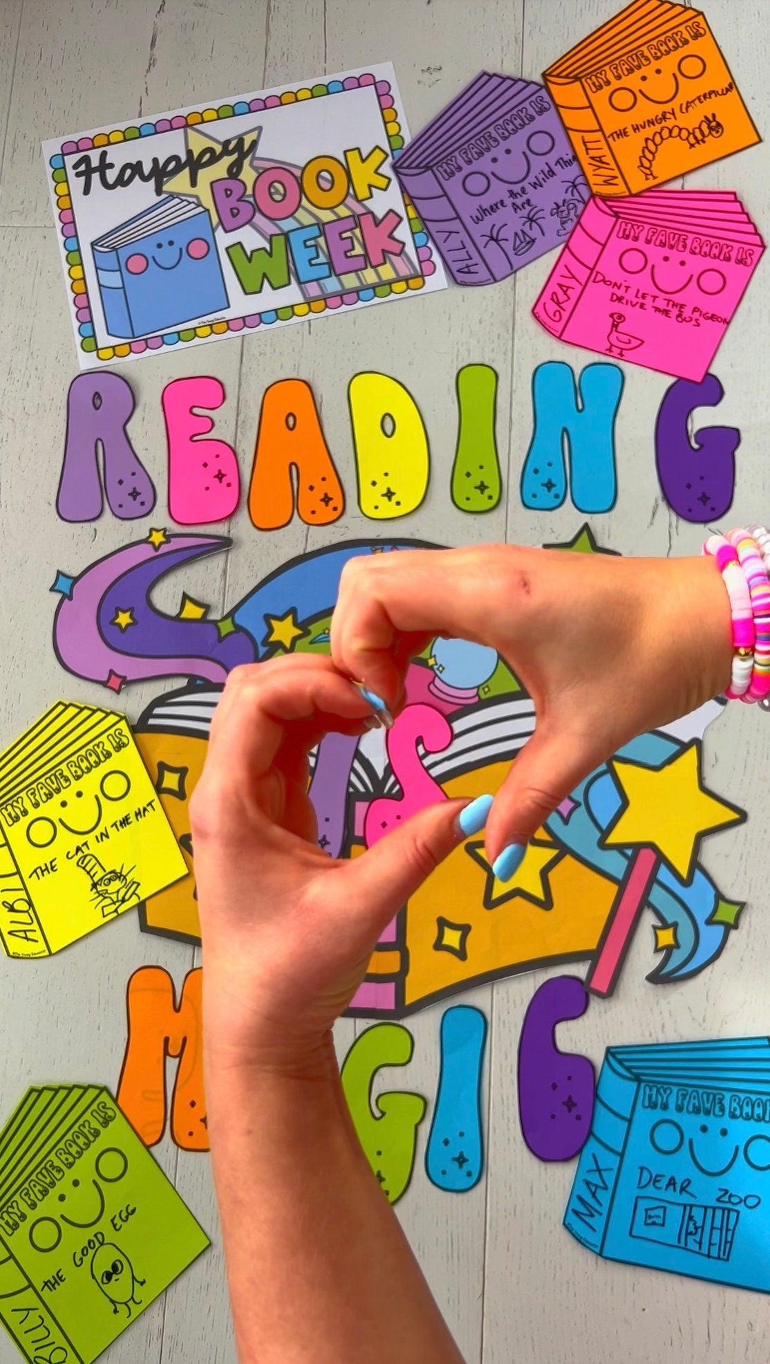 READING IS MAGIC!/ Book Reading Display / Book Week / Book Parade