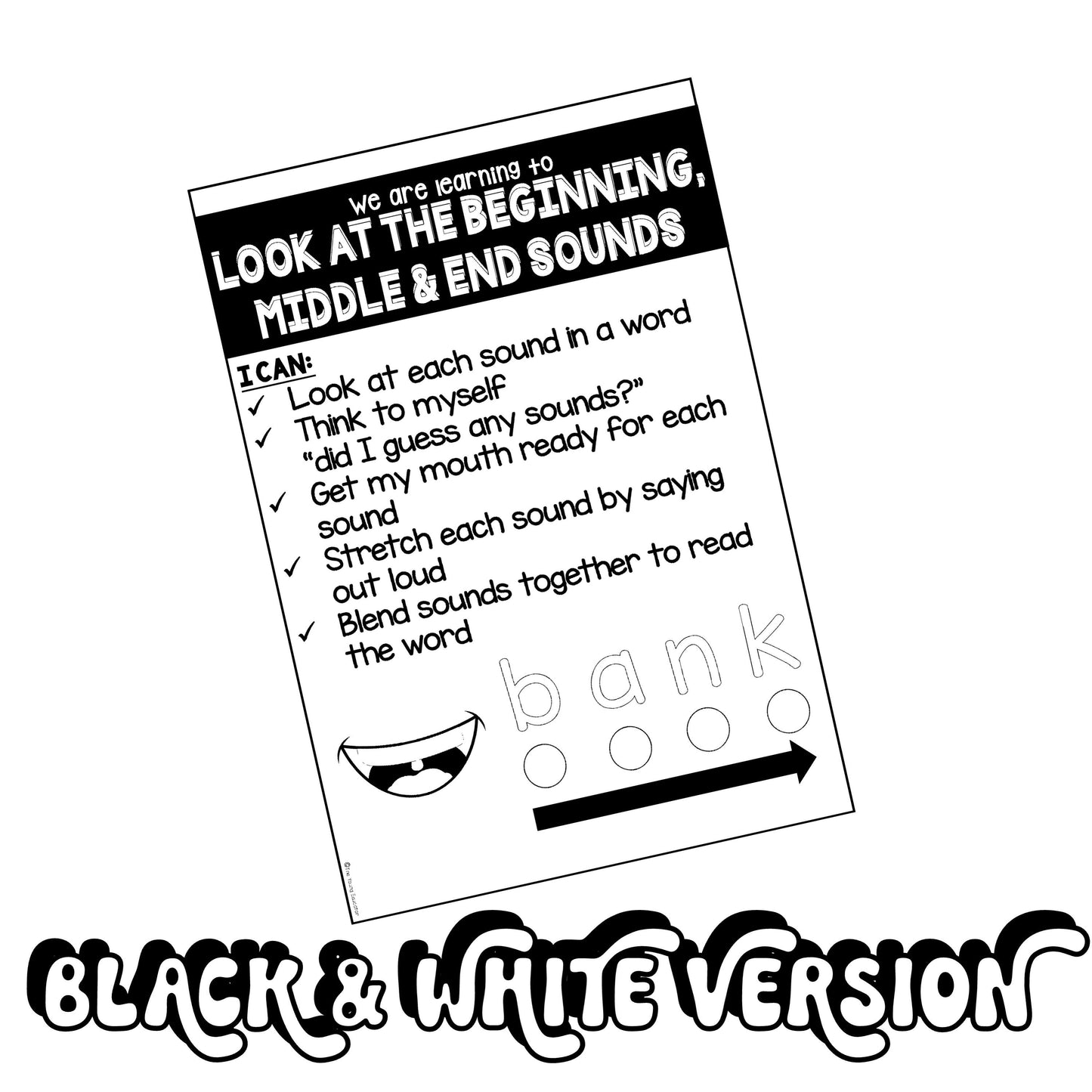 Reading Strategies (Accuracy/Decoding) Posters and Bookmark / Reading Strategies