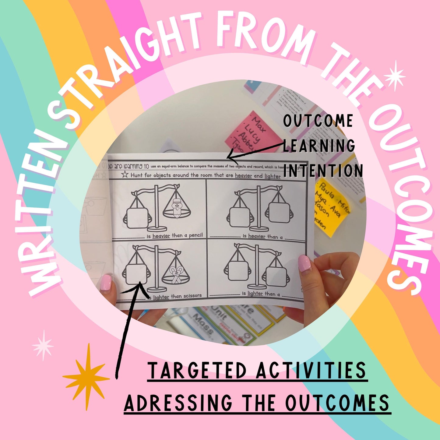 MASS BOOSTER BOOK / Differentiated Grades 1 & 2 - Informal Units of Measurement