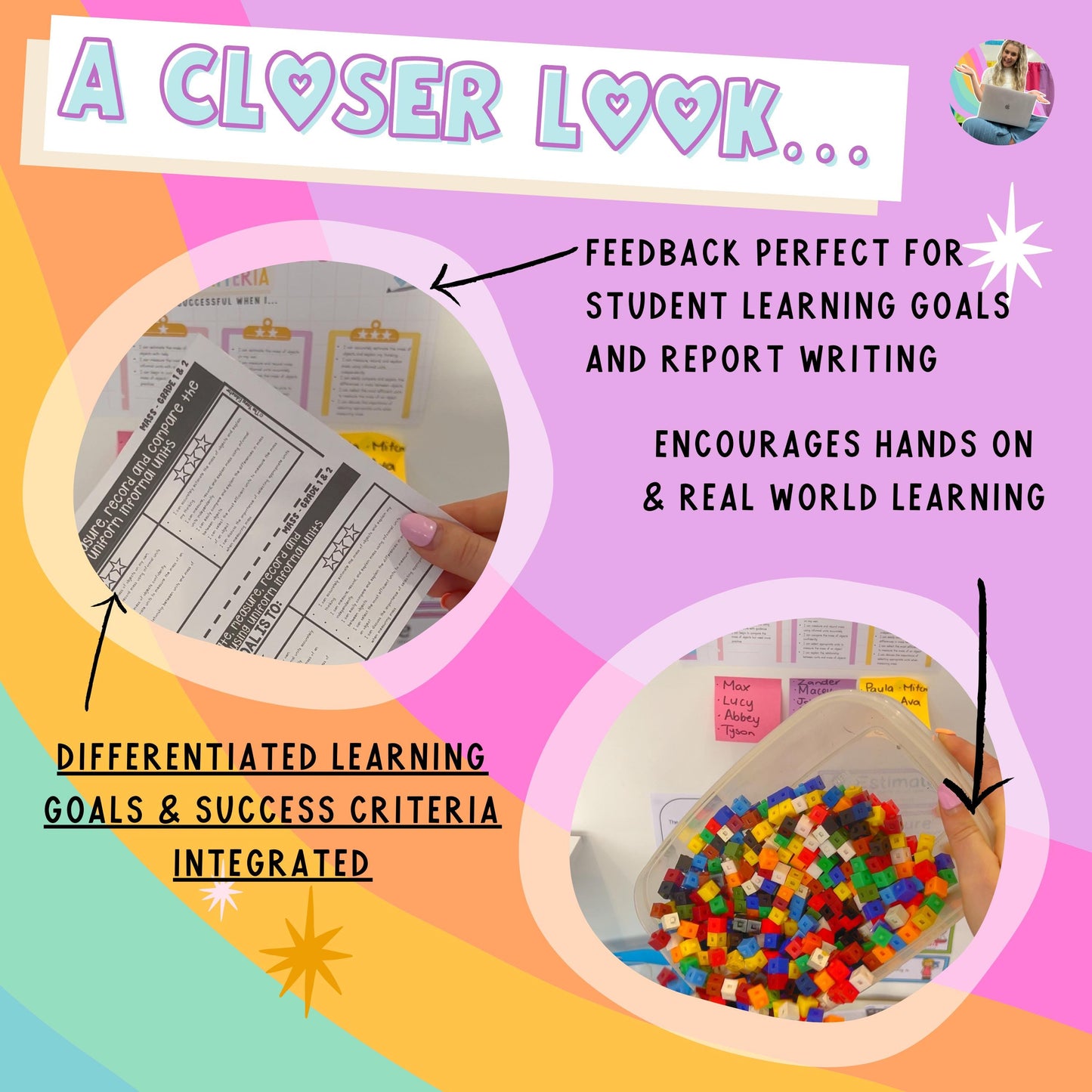 MASS BOOSTER BOOK / Differentiated Grades 1 & 2 - Informal Units of Measurement