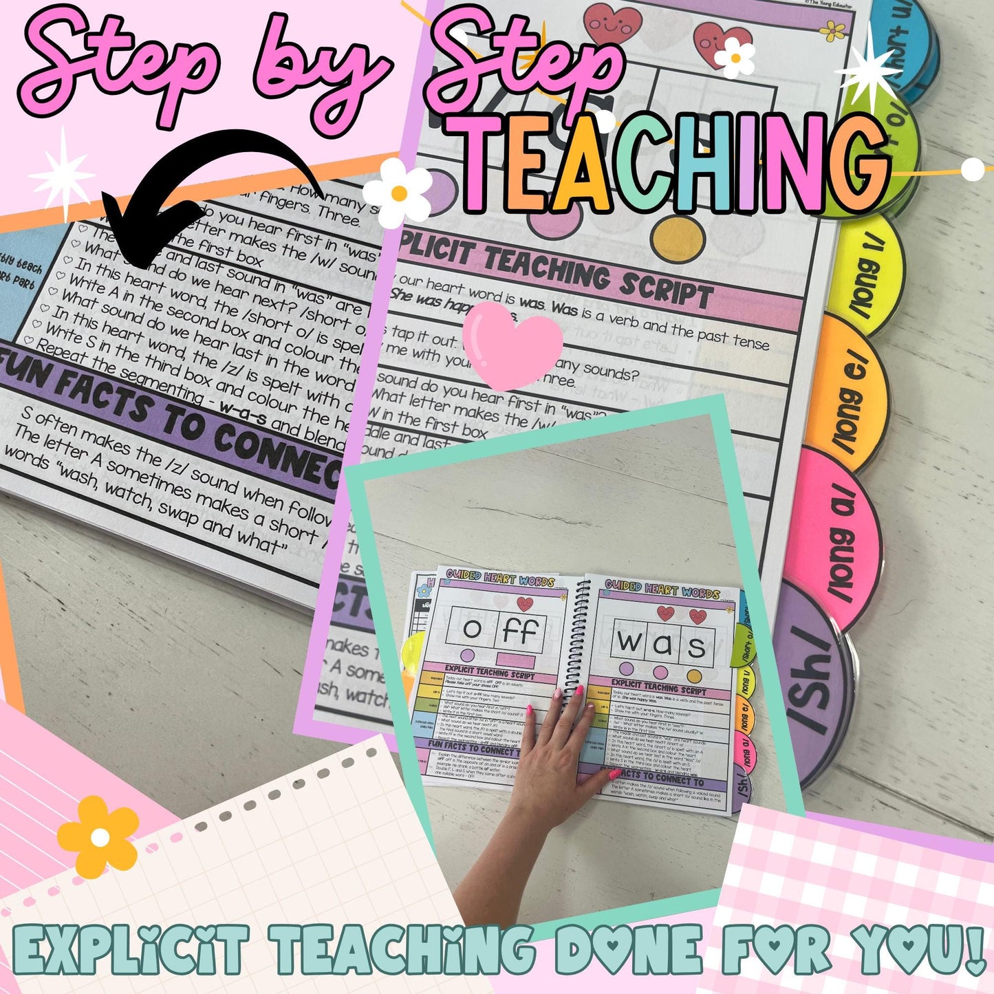 GUIDED HEART WORDS Teacher's Guide / Science of Reading / Tricky Words