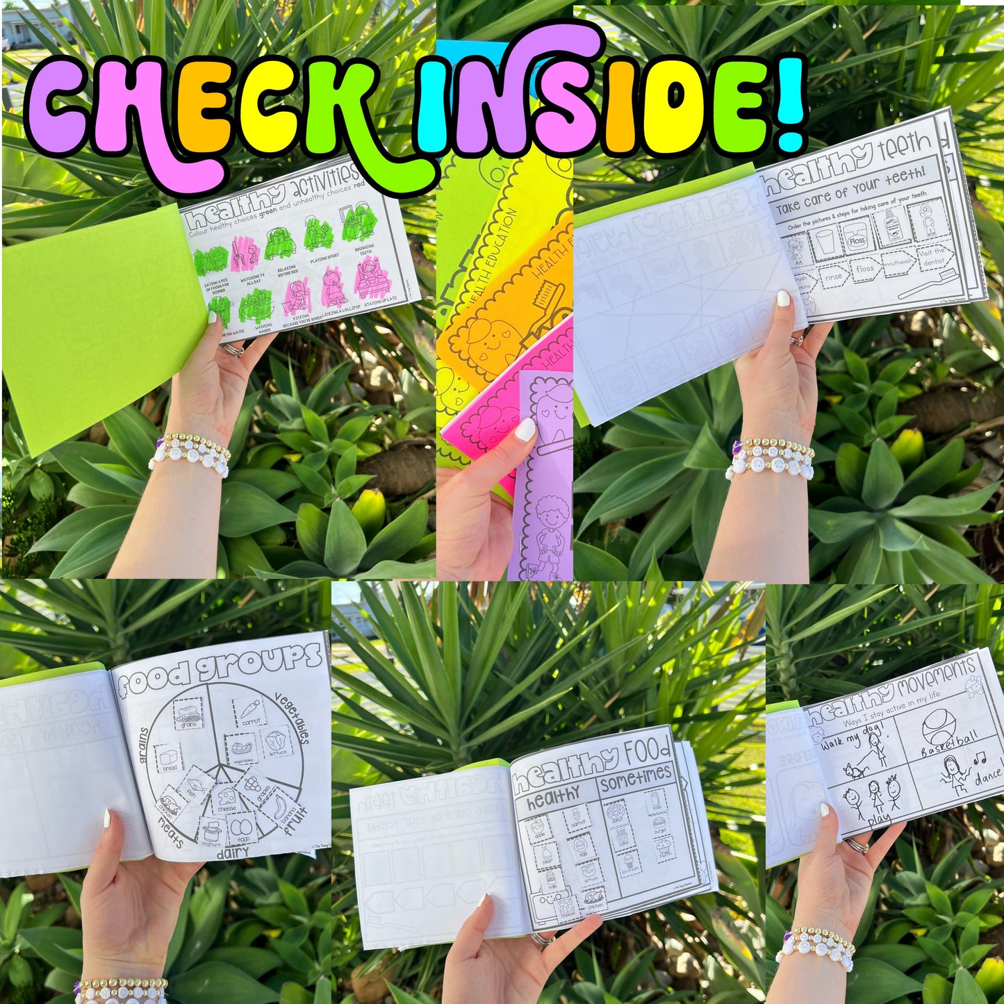 Keeping Healthy Book for Students, a printable flipbook to teach healthy habits and safety.
