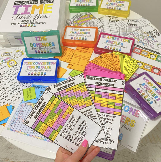 Fun Math Activity Pack for Students with differentiated time tasks.