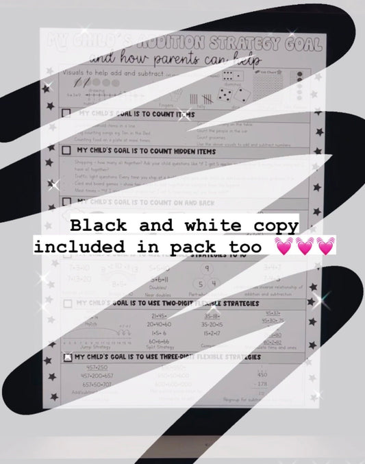 Math strategies for parents handout, a printable guide for supporting student learning at home.