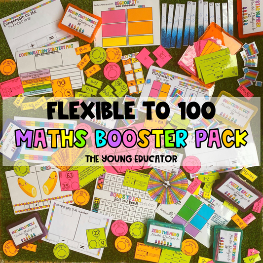 Interactive Maths Booster Pack 7/8 for Classrooms with differentiated number strategies and mental math activities.