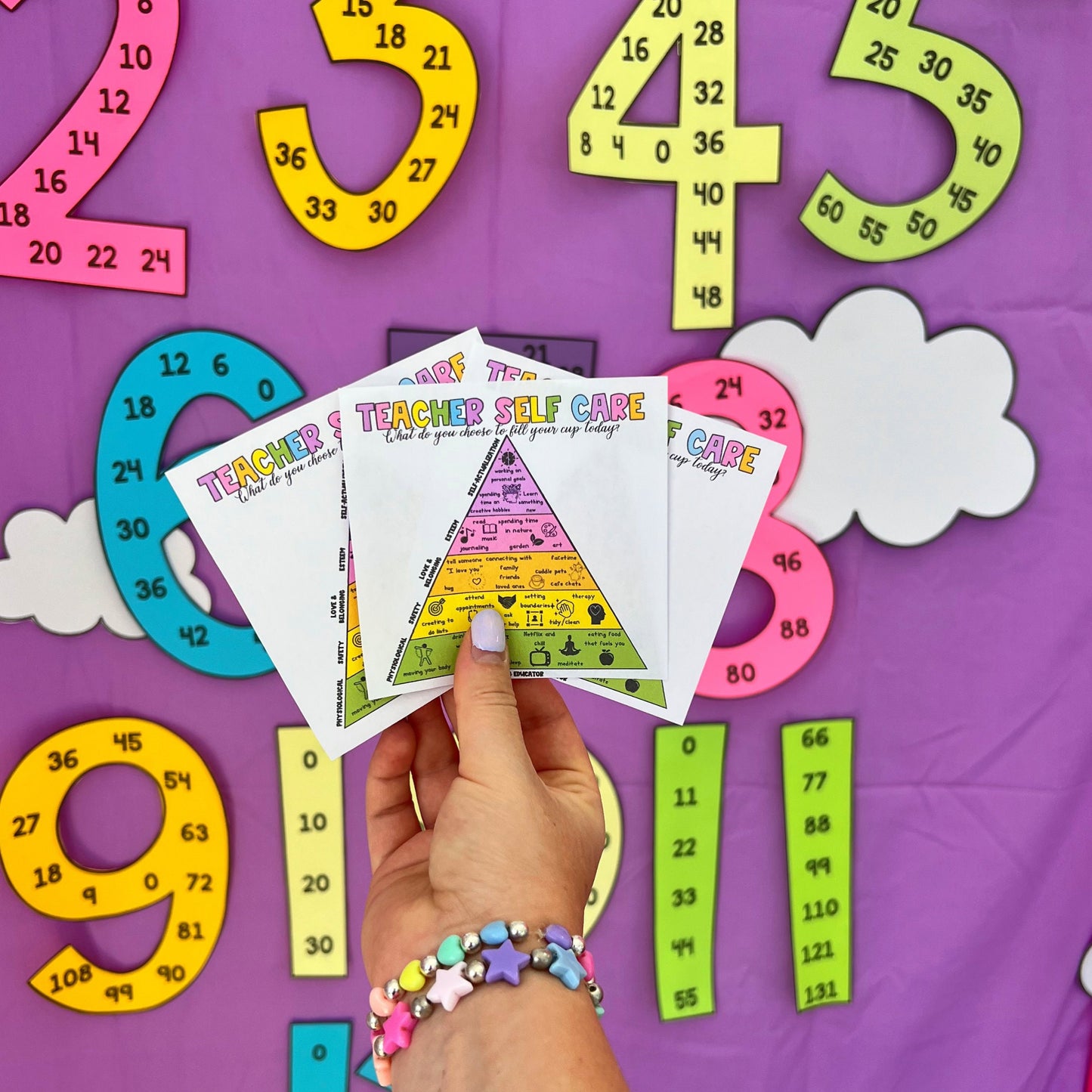 Encouraging Self-Care for Educators reminder for teachers' mental health.