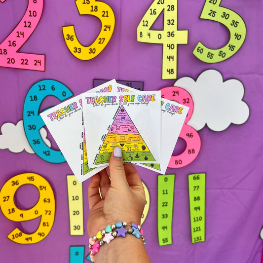 Encouraging Self-Care for Educators reminder for teachers' mental health.